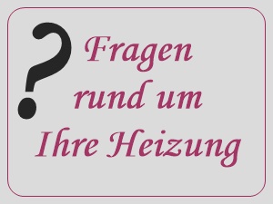 Fragen Heizung